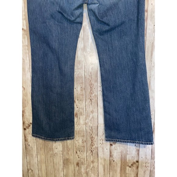 Women's GAP Denim Stretch Bootcut Blue Jeans Size 12 Medium Wash - Picture 6 of 12